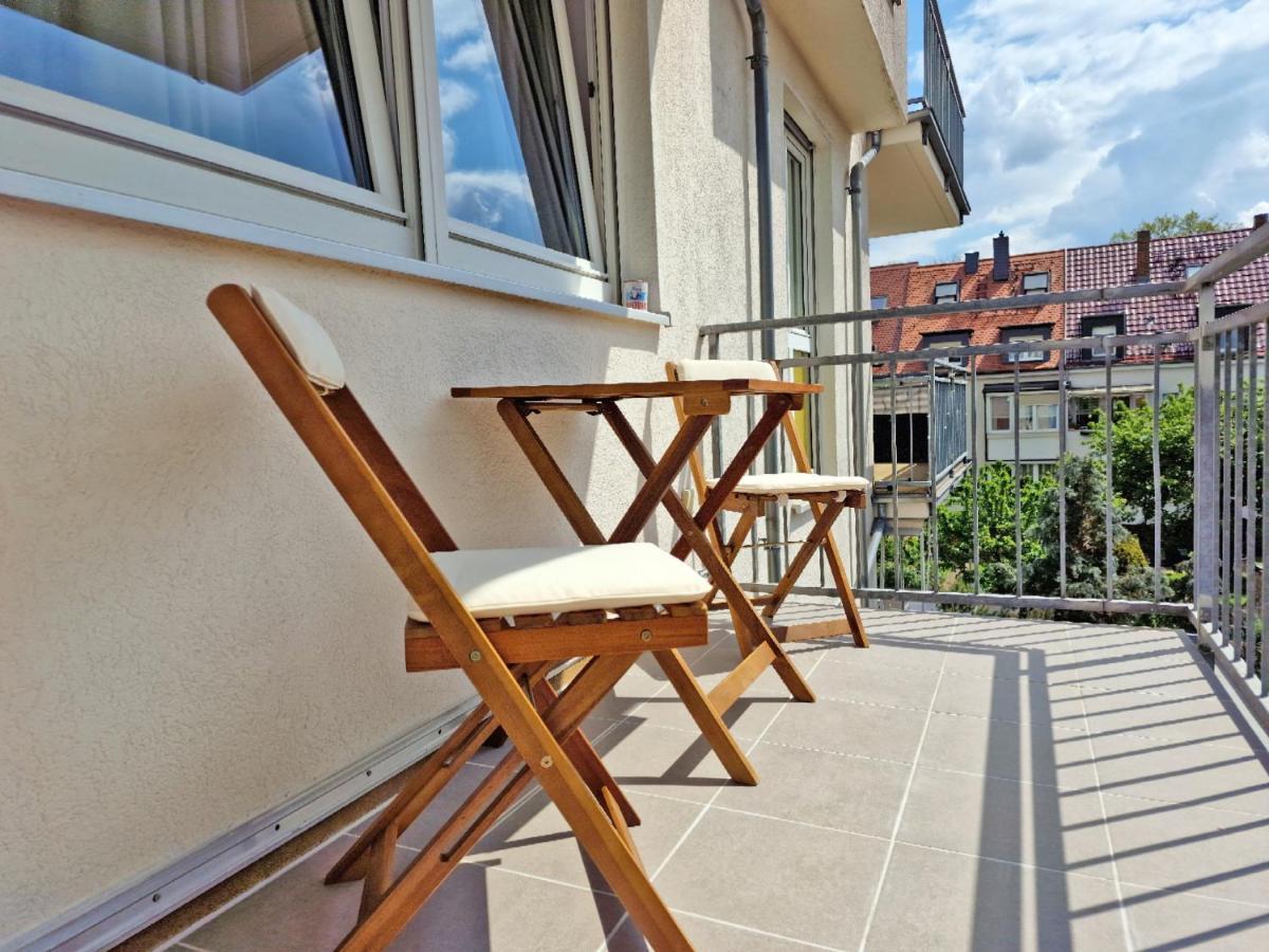 Happyside O Free Park O Balkon O Nespresso O Wlan Apartman Lipcse Kültér fotó